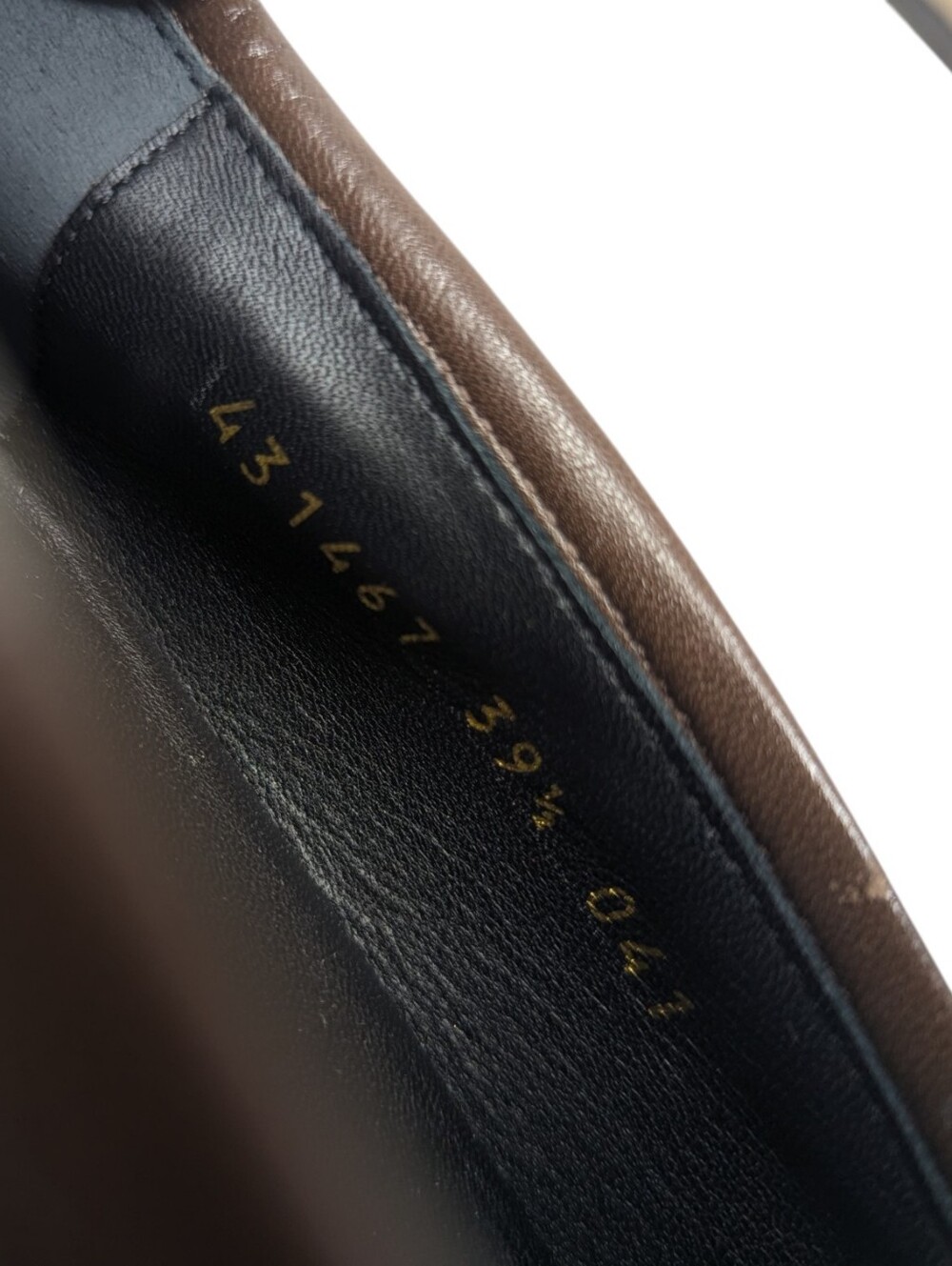 NEW Gucci Jordaan Jumbo GG Monogram Horsebit Jacquard Loafer Mule Size EU 39.5 - Picture 7 of 10
